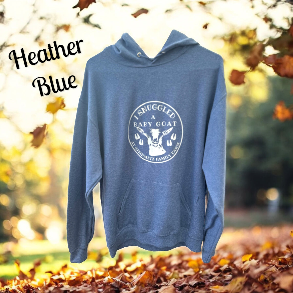 I Snuggled a Baby Goat Adult Hoodie Sweatshirt