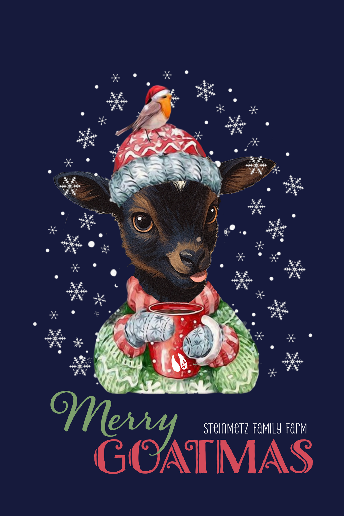 Kids Merry Goatmas Shirt