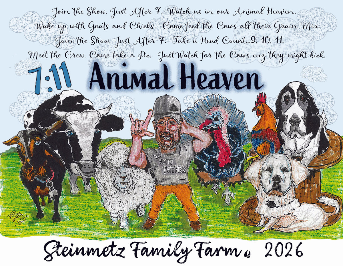 2026 Steinmetz Family Farm Calendar