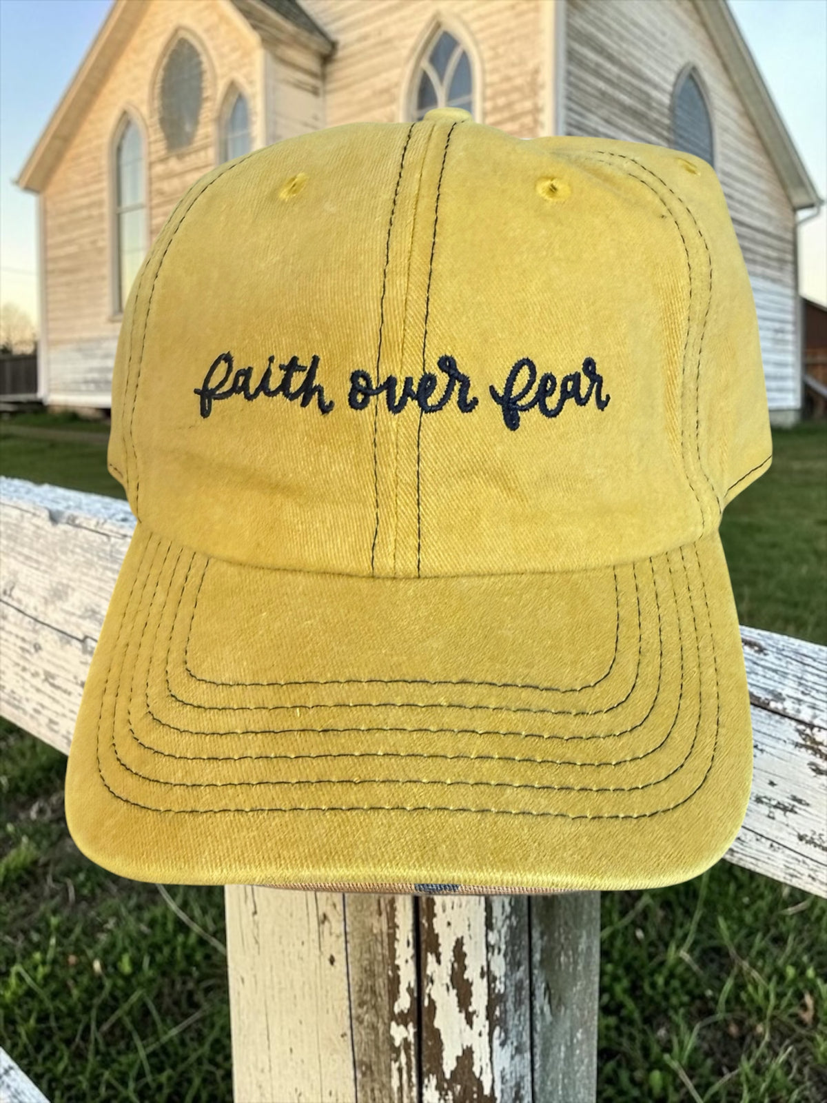 Embroidered Faith Hats