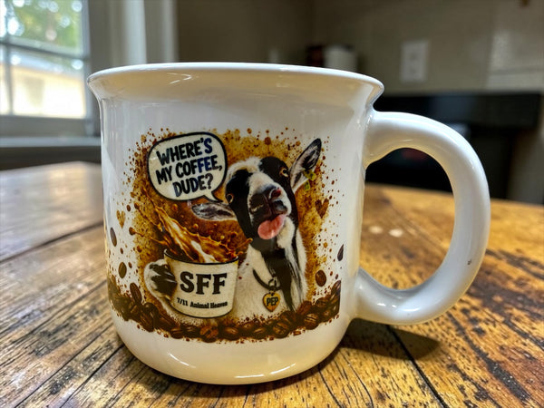 Pep: "Dude Where's My Coffee?" Mug